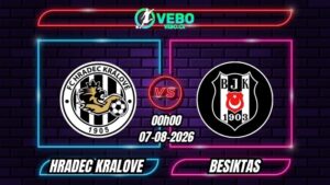 Soi Kèo Hradec Kralove vs Besiktas 00h00 - 07/08/2026