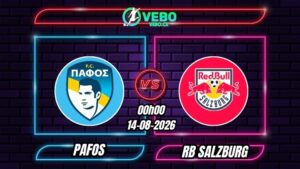 Soi Kèo Pafos vs RB Salzburg 00h00 - 14/08/2026
